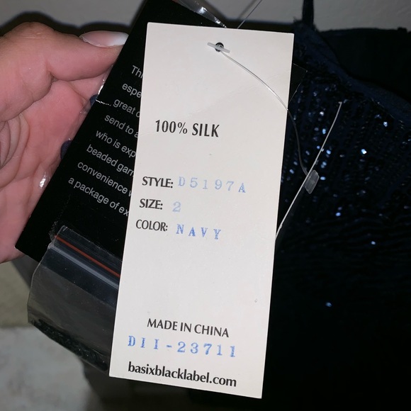 Basix Black Label Sequin Mini Dress - Picture 3 of 3